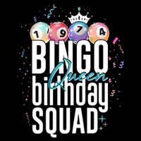 Bingo Queen Birthday Squad Zip Tote Bag