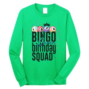 Bingo Queen Birthday Squad Long Sleeve Shirt