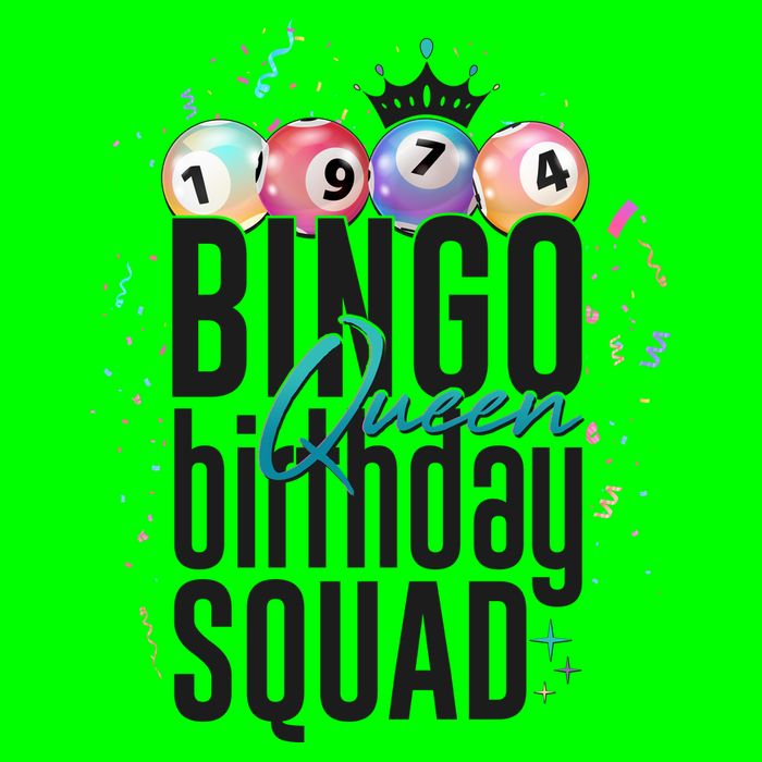 Bingo Queen Birthday Squad Long Sleeve Shirt
