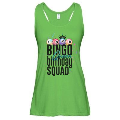 Bingo Queen Birthday Squad Ladies Essential Flowy Tank