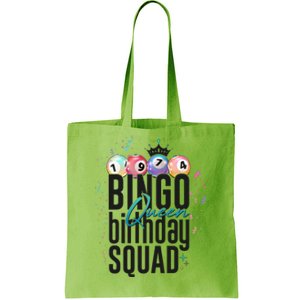 Bingo Queen Birthday Squad Tote Bag