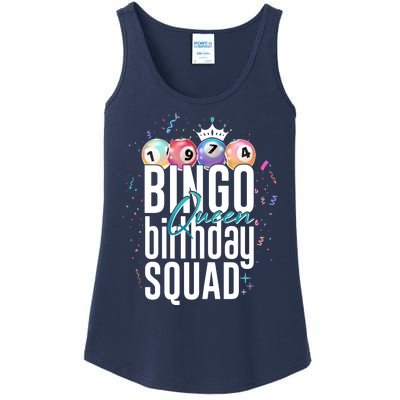 Bingo Queen Birthday Squad Ladies Essential Tank