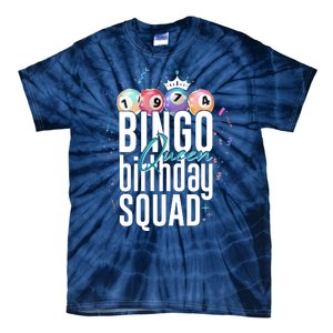 Bingo Queen Birthday Squad Tie-Dye T-Shirt