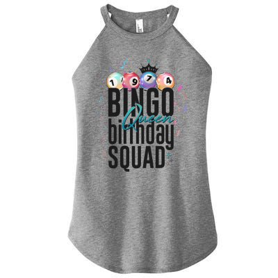 Bingo Queen Birthday Squad Women's Perfect Tri Rocker Tank