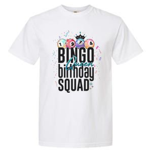 Bingo Queen Birthday Squad Garment-Dyed Heavyweight T-Shirt