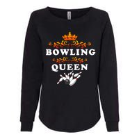 Bowling Queen Womens California Wash Sweatshirt