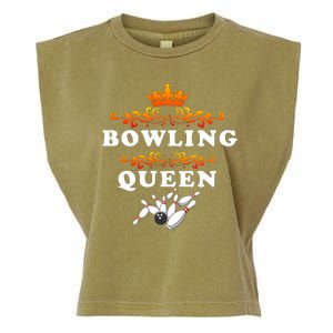 Bowling Queen Garment-Dyed Women's Muscle Tee