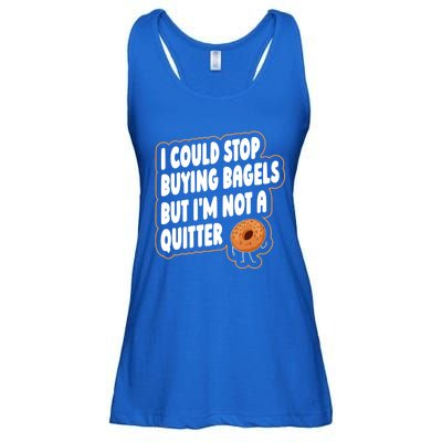 Bagel Quote Bagel Lover Meaningful Gift Ladies Essential Flowy Tank