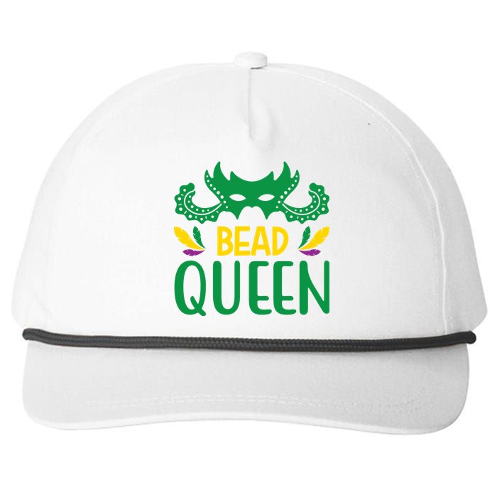 Bead Queen Snapback Five-Panel Rope Hat