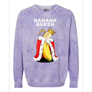 Banana Queen   Banana Lover   Cute Banana Colorblast Crewneck Sweatshirt