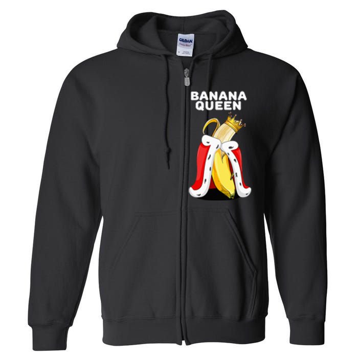 Banana Queen   Banana Lover   Cute Banana Full Zip Hoodie