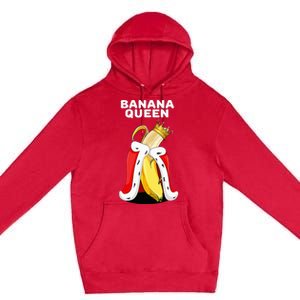 Banana Queen   Banana Lover   Cute Banana Premium Pullover Hoodie