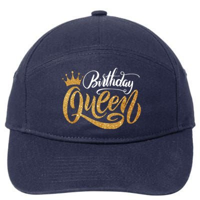 Birthday Queen 7-Panel Snapback Hat