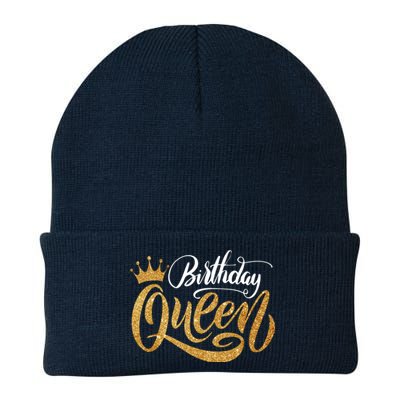 Birthday Queen Knit Cap Winter Beanie