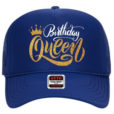 Birthday Queen High Crown Mesh Back Trucker Hat