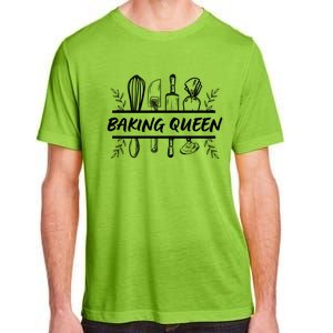 Baking Queen Cute Gift I Love Baking Pastry Baking Is My Therapy Great Gift Adult ChromaSoft Performance T-Shirt