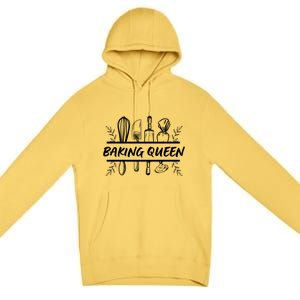 Baking Queen Cute Gift I Love Baking Pastry Baking Is My Therapy Great Gift Premium Pullover Hoodie