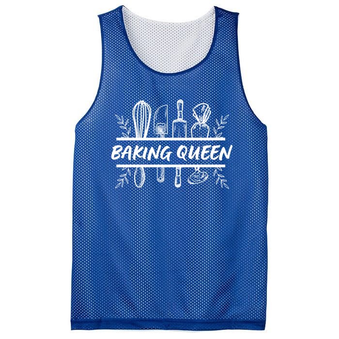 Baking Queen Cute Gift I Love Baking Pastry Baking Is My Therapy Great Gift Mesh Reversible Basketball Jersey Tank