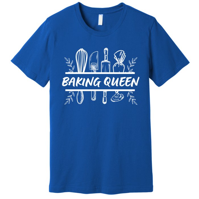 Baking Queen Cute Gift I Love Baking Pastry Baking Is My Therapy Great Gift Premium T-Shirt