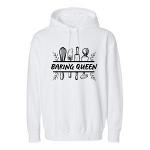 Baking Queen Cute Gift I Love Baking Pastry Baking Is My Therapy Great Gift Garment-Dyed Fleece Hoodie