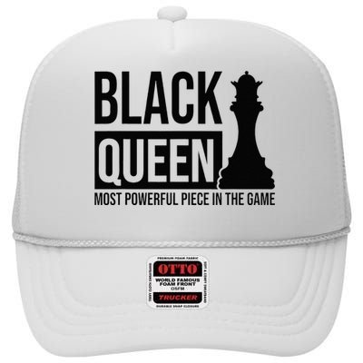 Black Queen Culture Heritage Power Pride Strength Self Love High Crown Mesh Back Trucker Hat