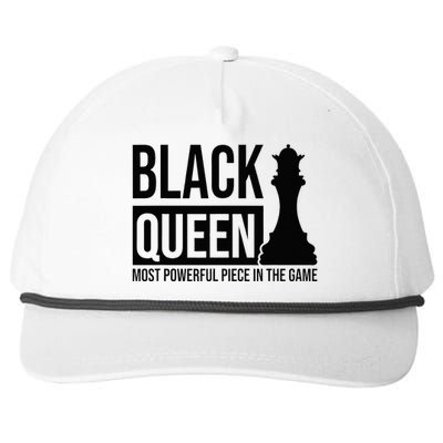 Black Queen Culture Heritage Power Pride Strength Self Love Snapback Five-Panel Rope Hat