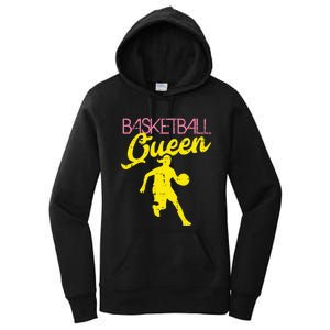 Basketball Queen Cool Sports Baller Player Coach Women's Pullover Hoodie