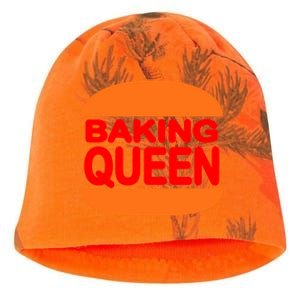 Baking Queen Cute Gift Funny Saying Food Kitchen Baker Baking Gift Kati - Camo Knit Beanie