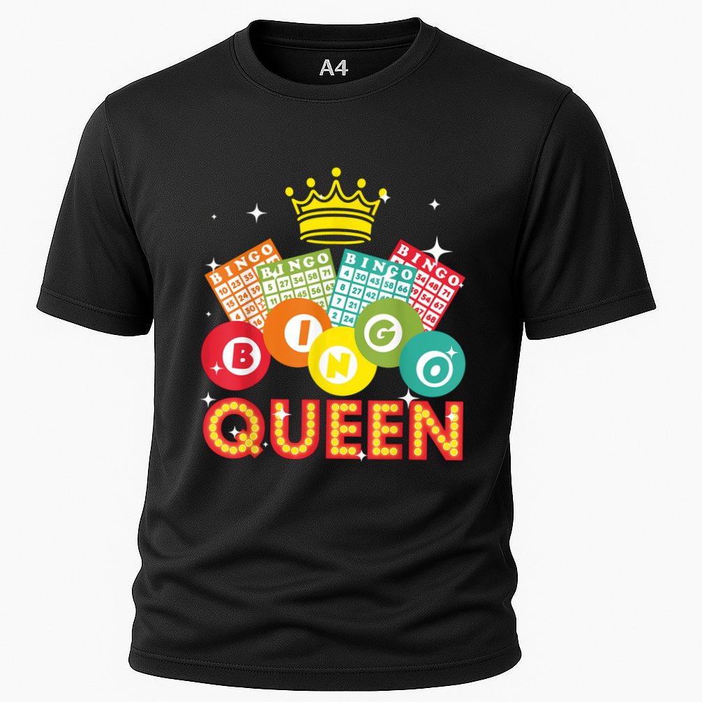 Bingo Queen Casino Players Cooling Performance Crew T-Shirt