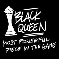 Black Queen Chess Piece Blm Graphic Backpack