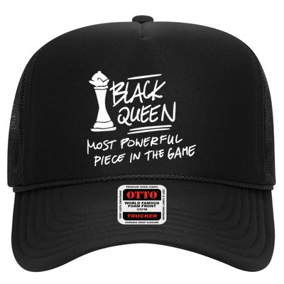 Black Queen Chess Piece Blm Graphic Trucker Hat