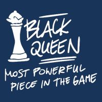 Black Queen Chess Piece Blm Graphic 7 Panel Mesh Trucker Snapback Hat