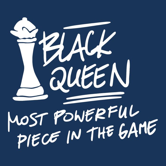 Black Queen Chess Piece Blm Graphic 7 Panel Mesh Trucker Snapback Hat