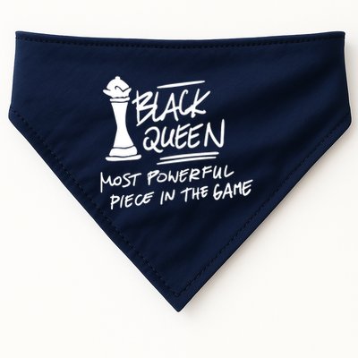 Black Queen Chess Piece Blm Graphic USA-Made Doggie Bandana