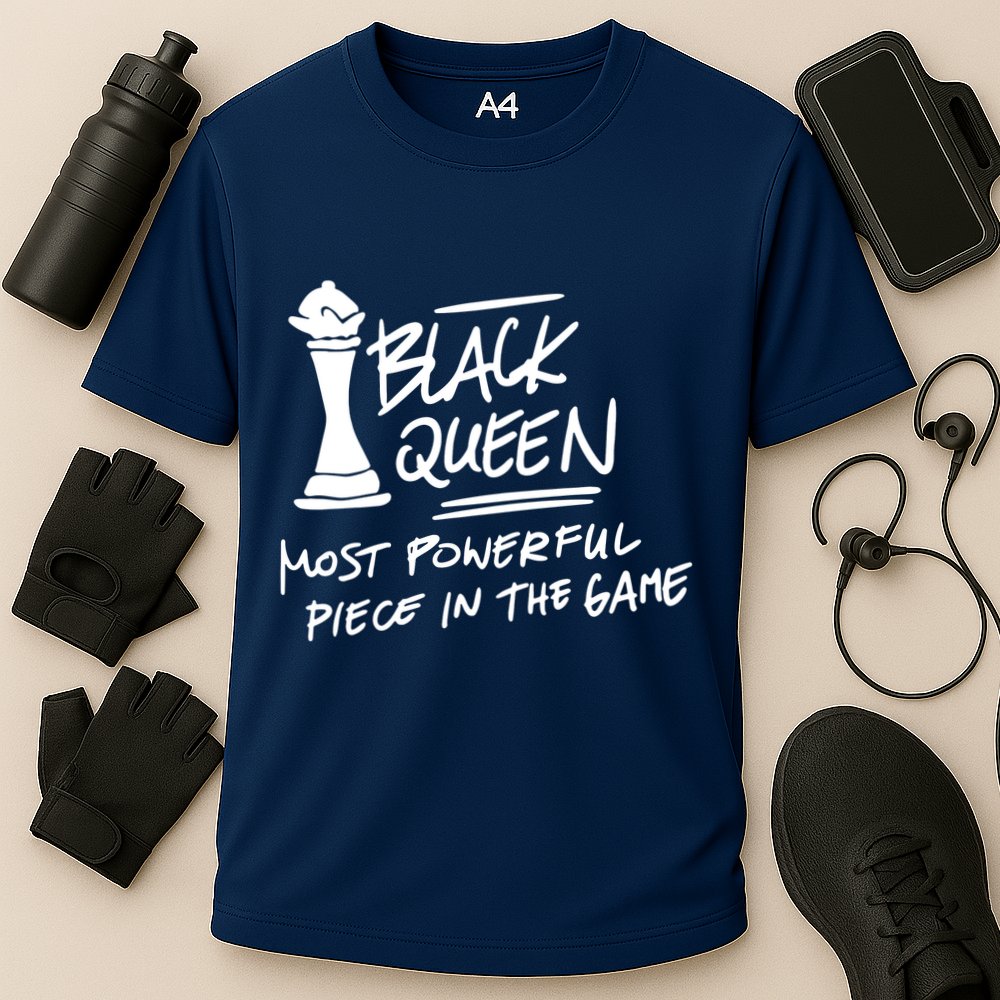 Black Queen Chess Piece Blm Graphic Cooling Performance Crew T-Shirt