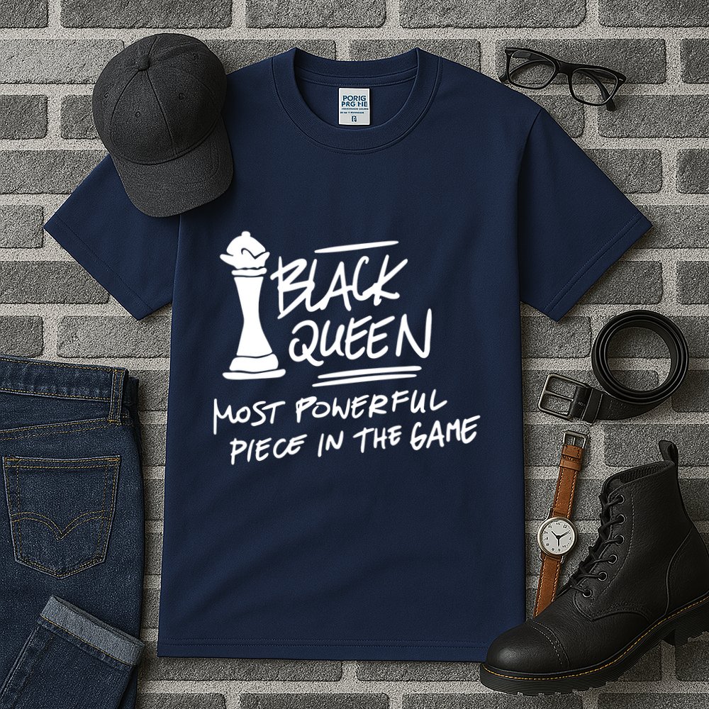 Black Queen Chess Piece Blm Graphic Tall T-Shirt