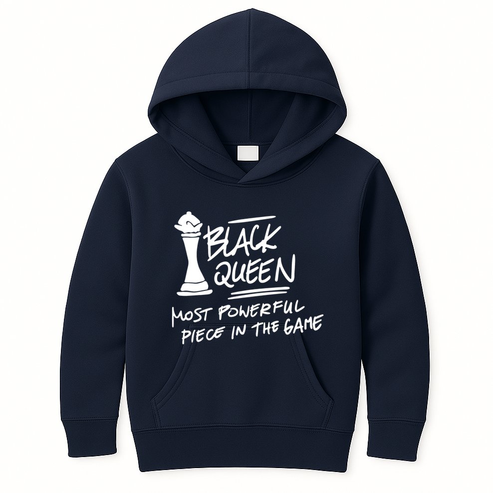 Black Queen Chess Piece Blm Graphic Kids Hoodie