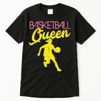 Basketball Queen Cool Sports Baller Player Coach Tall T-Shirt