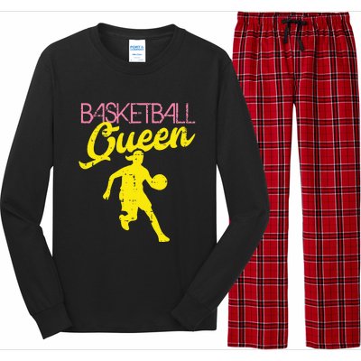 Basketball Queen Cool Sports Baller Player Coach Long Sleeve Pajama Set