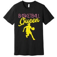 Basketball Queen Cool Sports Baller Player Coach Premium T-Shirt