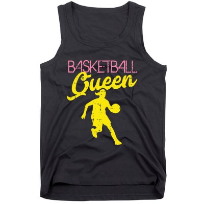 Basketball Queen Cool Sports Baller Player Coach Tank Top