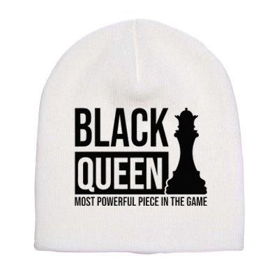 Black Queen Culture Heritage Power Pride Strength Self Love Short Acrylic Beanie