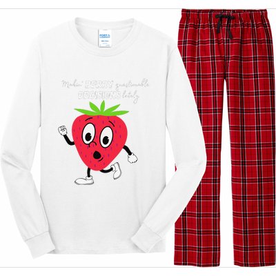 Berry Questionable Decisions funny quote Long Sleeve Pajama Set