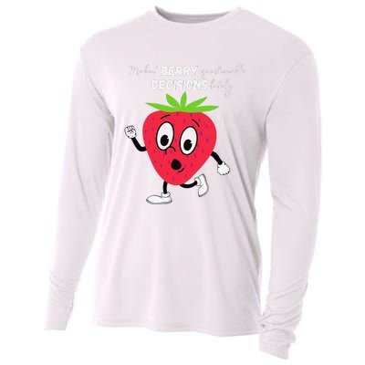 Berry Questionable Decisions funny quote Cooling Performance Long Sleeve Crew