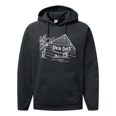 Ben Quad Destroy ArmS Length Performance Fleece Hoodie