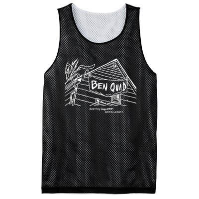 Ben Quad Destroy ArmS Length Mesh Reversible Basketball Jersey Tank