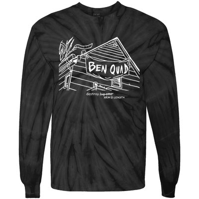 Ben Quad Destroy ArmS Length Tie-Dye Long Sleeve Shirt