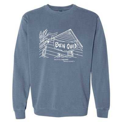 Ben Quad Destroy ArmS Length Garment-Dyed Sweatshirt