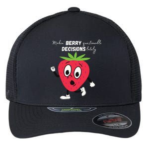 Berry Questionable Decisions Flexfit Unipanel Trucker Cap