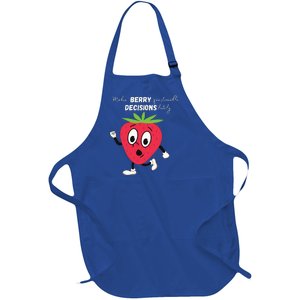 Berry Questionable Decisions Full-Length Apron With Pockets